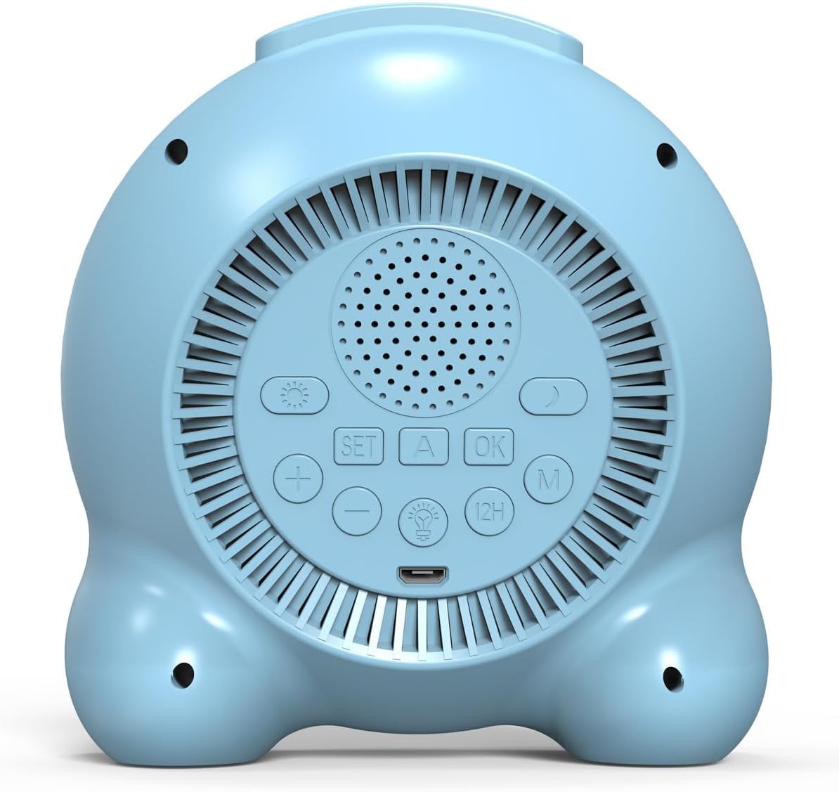 Luminellen- Kids Digital Alarm Clock Dual Alarm Silent Design Adjustable Brightness Night Light Bedside Learning Clock