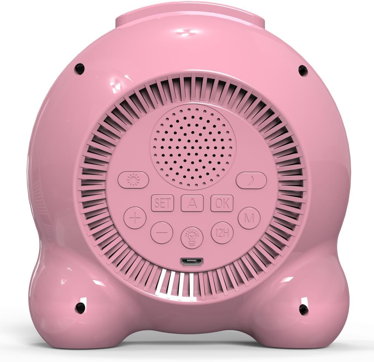 Luminellen- Kids Digital Alarm Clock Dual Alarm Silent Design Adjustable Brightness Night Light Bedside Learning Clock